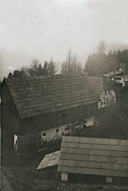 Rutarhof im Novembernebel