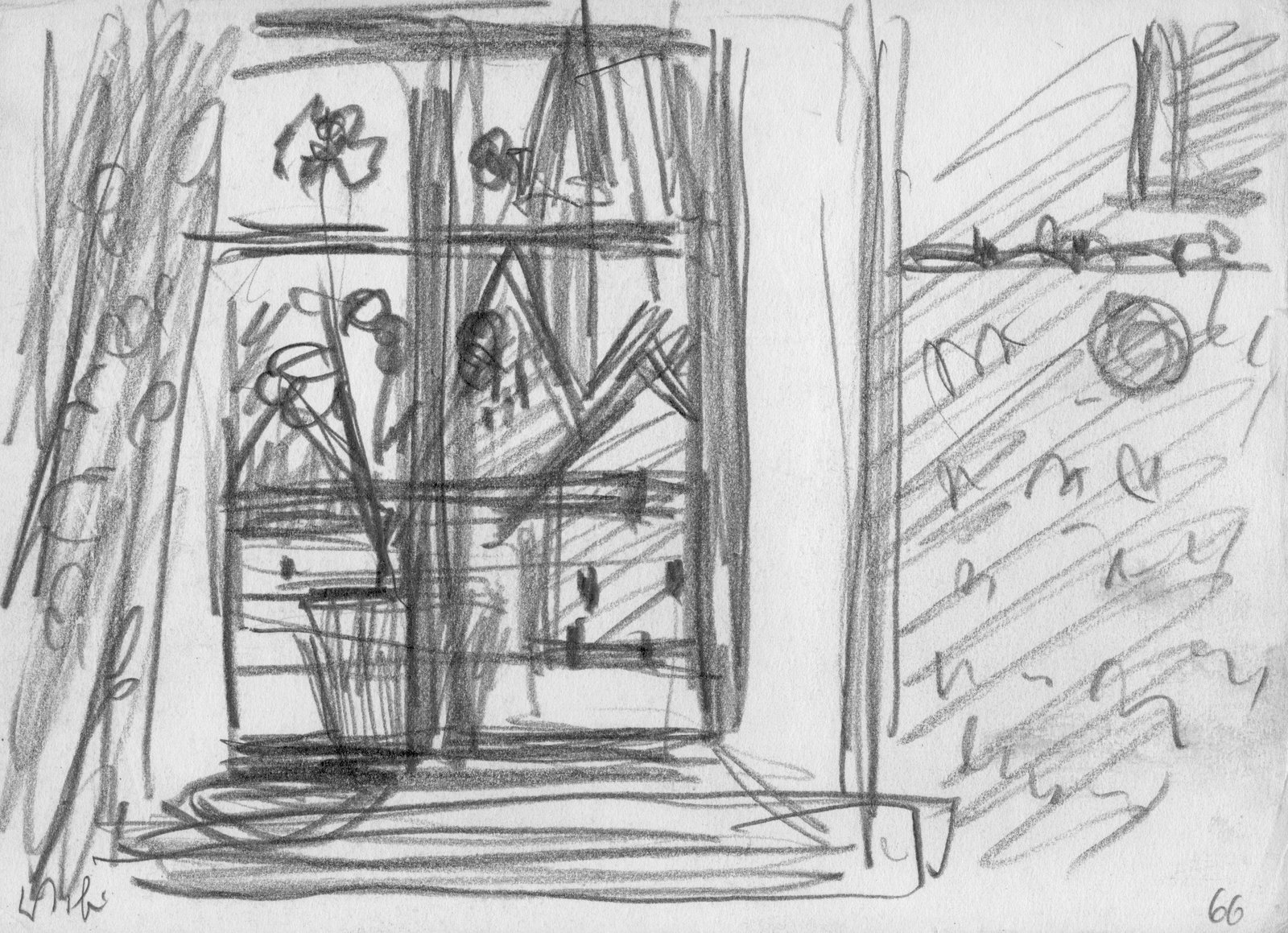 Blumen im Fenster