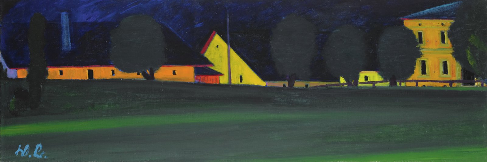 Häuser unterm Berg